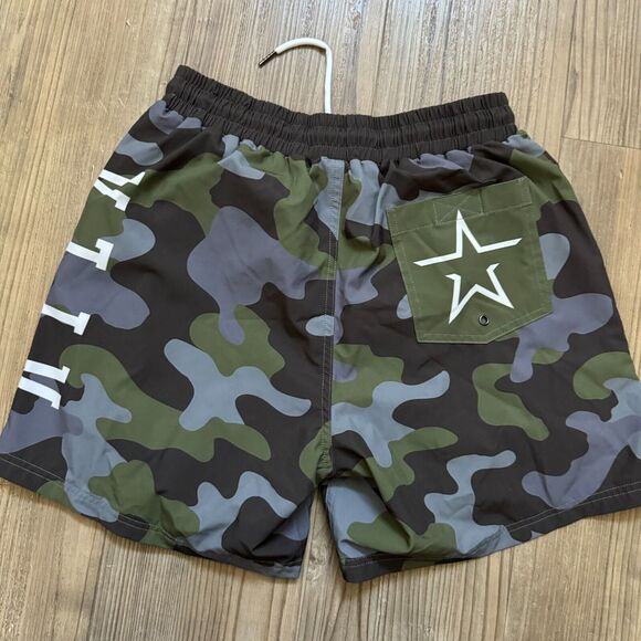 Slunks Swim Trunks APEX1 Volleyball Camo Shorts Medium - Picture 2 of 5
